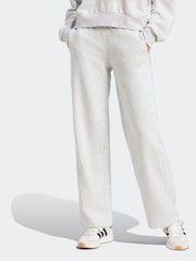 adidas light Grey Small Logo Joggers - Image 1 of 6
