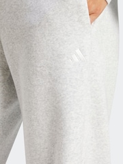adidas light Grey Small Logo Joggers - Image 4 of 6