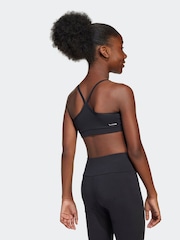 adidas Black Training Essentials Medium Support Bra - Image 2 of 5