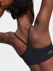 adidas Black Training Essentials Medium Support Bra - Image 5 of 5