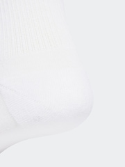 adidas White Logo Socks 3 Pack - Image 4 of 4
