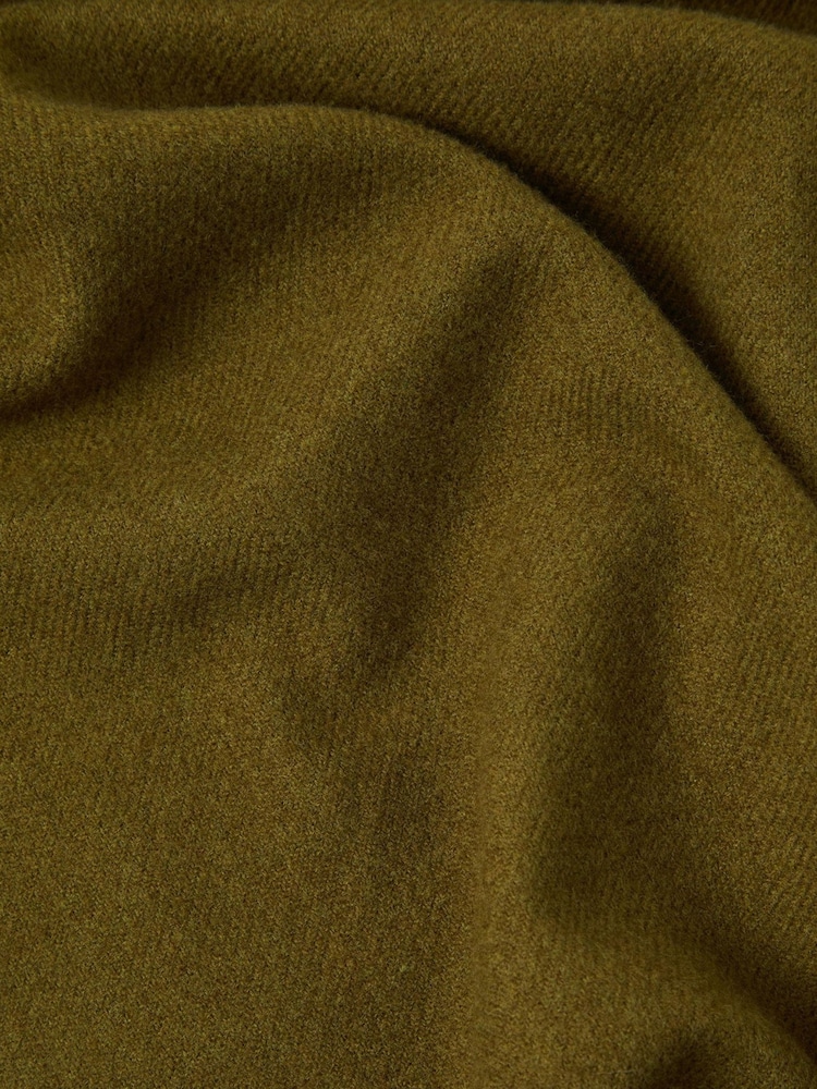 Accessorize Green Super Soft Plain Blanket Scarf - Image 2 of 2