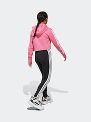 adidas Pink Essentials Tiberio 3 Stripes Leggings and Hoodie Set - Image 2 of 5