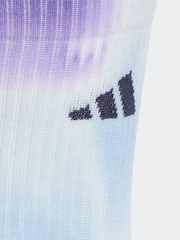 adidas White Tie Dye Crew Socks 3 Pack - Image 3 of 4