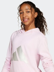 Розовый - Хлопковая толстовка adidas Essentials Glam - Изображение 5 из 6
