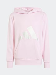 Розовый - Хлопковая толстовка adidas Essentials Glam - Изображение 6 из 6