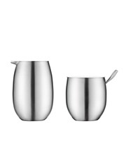 Bodum Brushed Chrome Columbia Creamer & Sugar Set - Image 1 of 1