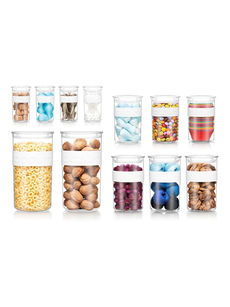 Bodum White Presso Storage Jar Set of 12 - Image 2 of 2