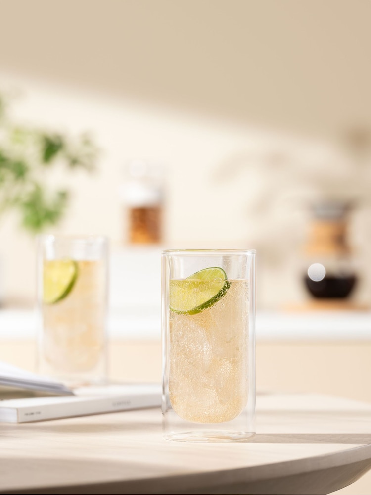 Bodum Skal Double Walled Tumbler Glasses Set of 4 - Image 1 of 3 Bodum Skal Double Walled Tumbler Glasses Set of 4 - Image 1 of 3