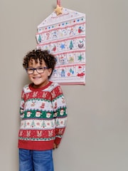 JoJo Maman Bébé Fabric Hanging Advent Calendar - Image 2 of 5