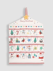 JoJo Maman Bébé Fabric Hanging Advent Calendar - Image 3 of 5