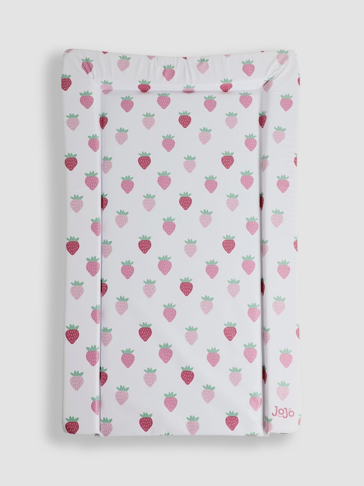 JoJo Maman Bébé White/Pink Changing Mat - Image 1 of 2 JoJo Maman Bébé White/Pink Changing Mat - Image 1 of 2