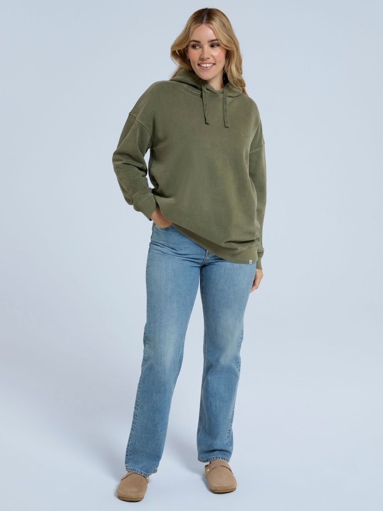 Animal Green Amber Womens Relaxed Hoodie - Image 2 of 8