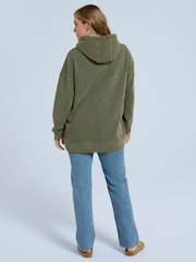 Animal Green Amber Womens Relaxed Hoodie - Image 3 of 8