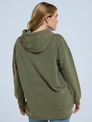 Animal Green Amber Womens Relaxed Hoodie - Image 4 of 8
