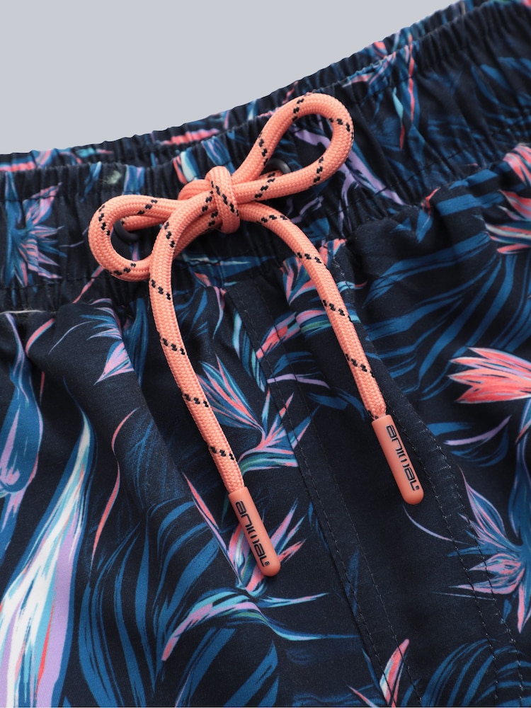 Animal Multi Mens Deep Dive Printed Quick Drying Board Shorts - Image 7 of 9