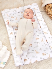 JoJo Maman Bébé Cream/White Baby Changing Mat - Image 1 of 4