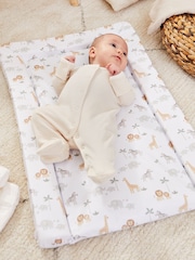 JoJo Maman Bébé Cream/White Baby Changing Mat - Image 2 of 4