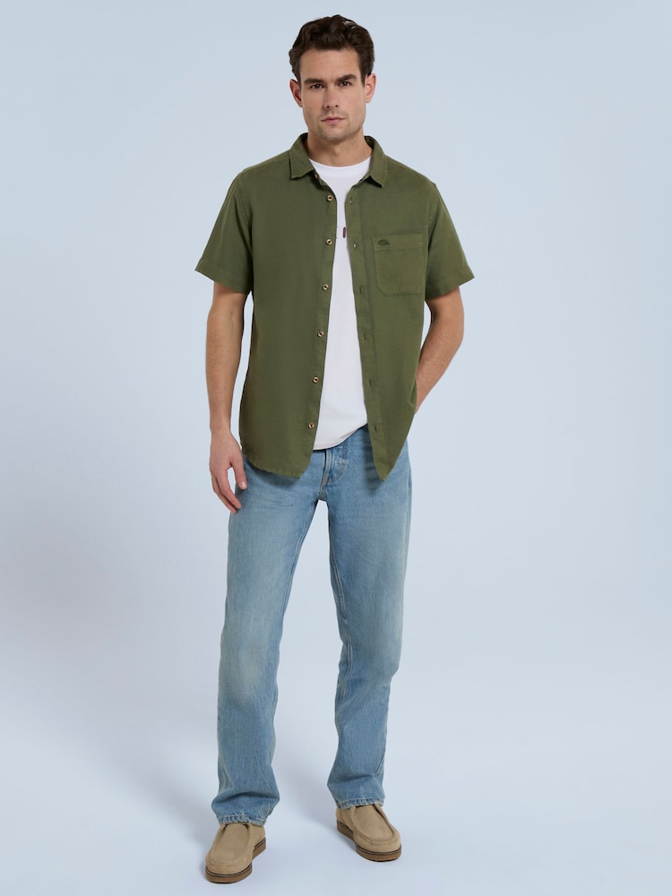 Verde - Camisa masculina Animal Bayside - Imagem 2 de 9