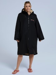 Animal Charcoal Black Womens Hazey Waterproof Beach Parka - Image 1 of 9