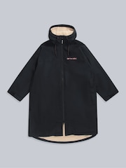 Animal Charcoal Black Womens Hazey Waterproof Beach Parka - Image 4 of 9