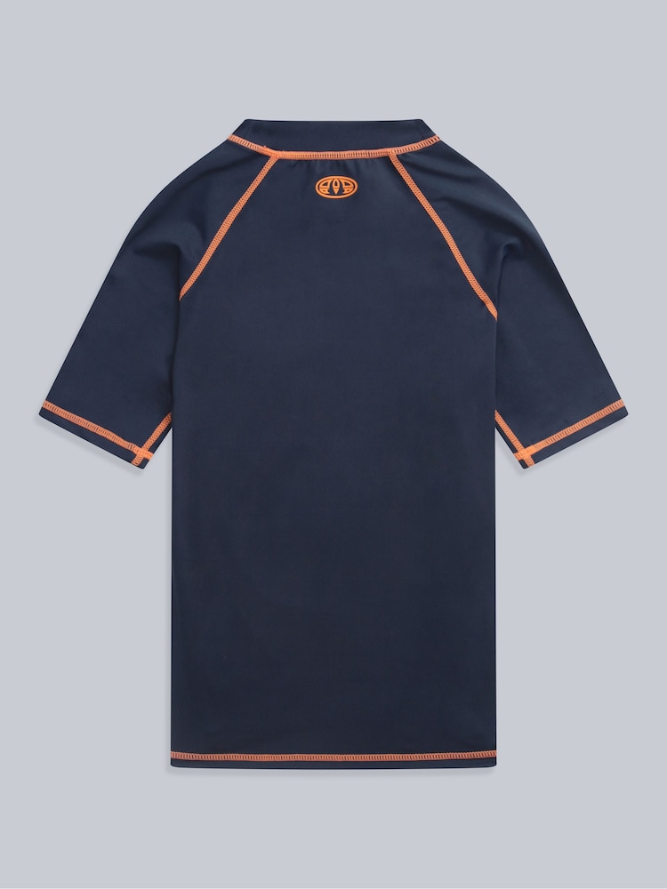 Animal Blue Kai Kids Rash Vest - Image 2 of 4