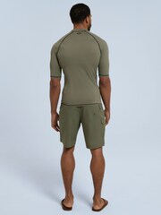 Animal Green Mens Kai Recycled Rash Vest - Image 3 of 8