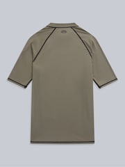 Animal Green Mens Kai Recycled Rash Vest - Image 6 of 8