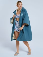 Animal Sky Blue Womens Misty Recycled Fleece Lined Waterproof Parka - Image 1 of 9