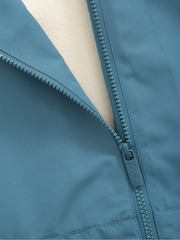 Animal Sky Blue Womens Misty Recycled Fleece Lined Waterproof Parka - Image 8 of 9