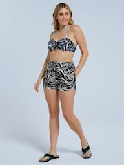 Animal Black Sand-Dune Printed Shorts - Image 4 of 4