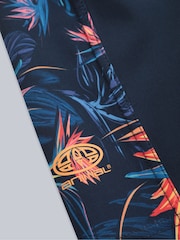 Animal Orange Womens Lenora Printed Quick Drying Board Shorts - Image 8 of 9