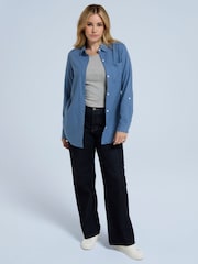 Animal Blue Womens Seya Beach Shirt - Image 2 of 8