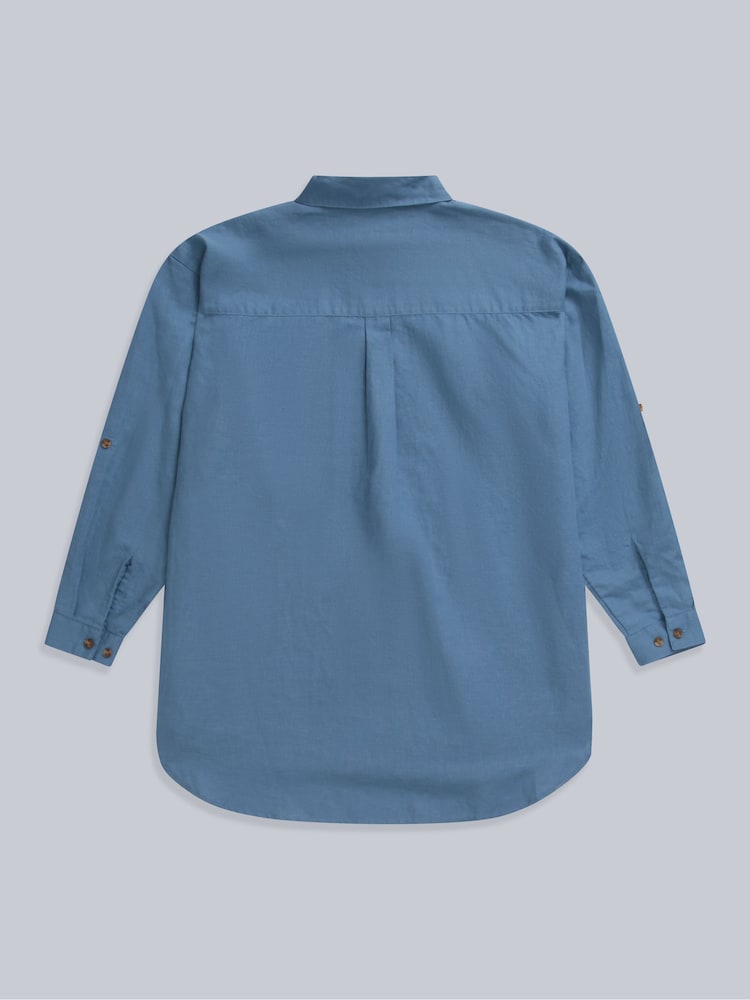 Animal Blue Womens Seya Beach Shirt - Image 6 of 8