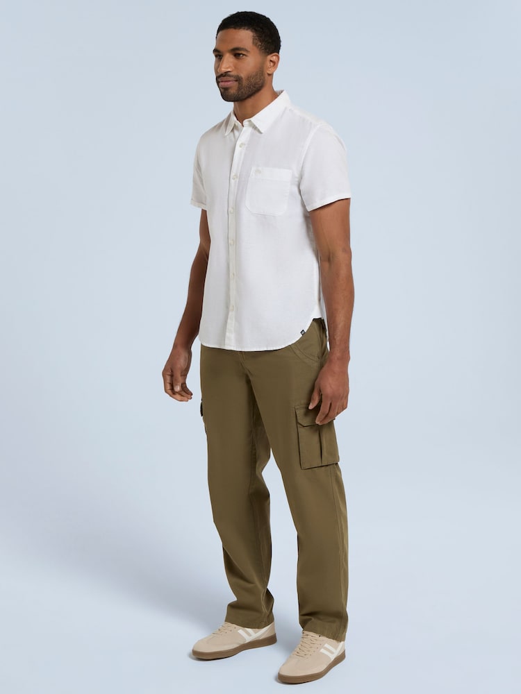 Animal White Mens Bayside Shirt - Image 2 of 9