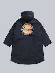 Animal Navy Blue Mens Hazey Waterproof Beach Parka - Image 2 of 5