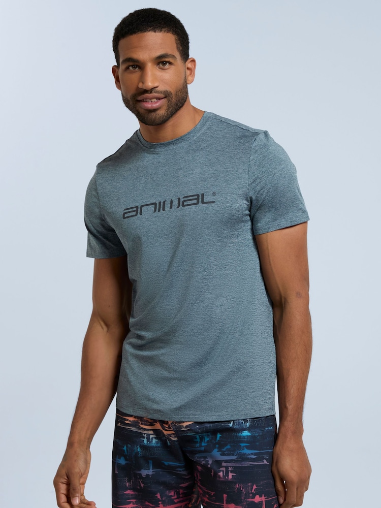 Animal Blue Latero Logo Swim T-Shirt - Image 1 of 6