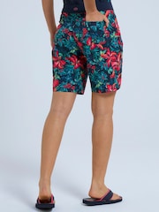 Animal Red Womens Nora Printed Board Shorts - Image 4 of 8