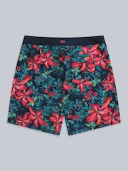 Animal Red Womens Nora Printed Board Shorts - Image 6 of 8