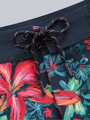 Animal Red Womens Nora Printed Board Shorts - Image 7 of 8
