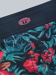 Animal Red Womens Nora Printed Board Shorts - Image 8 of 8