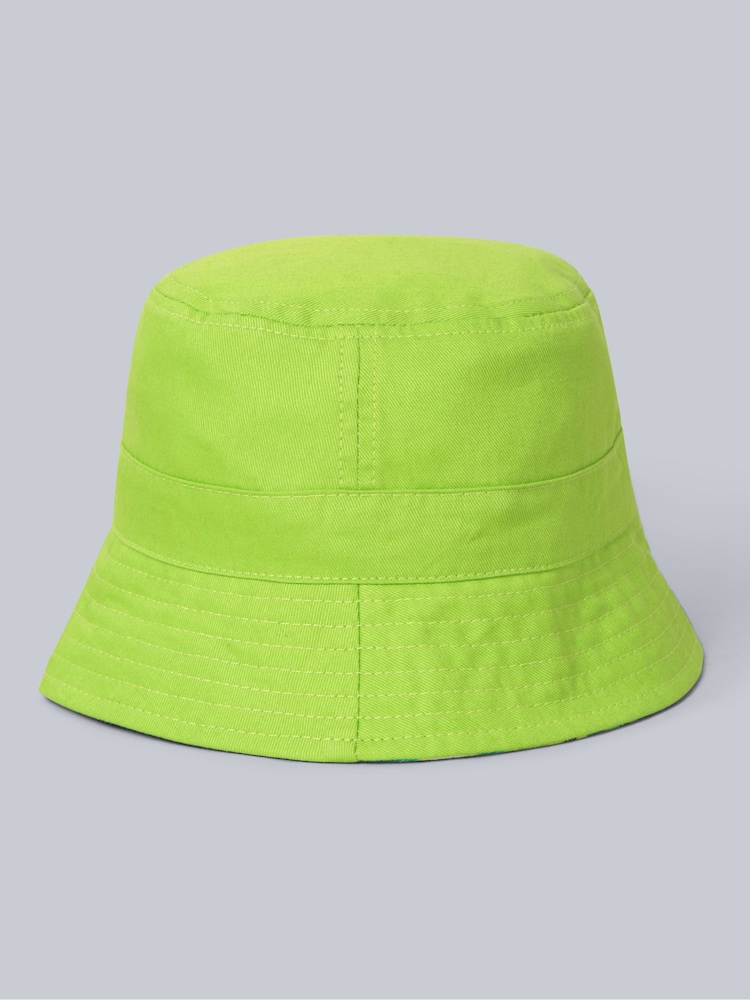 Animal Bright Green Kids Reversible Bucket Hat - Image 1 of 9