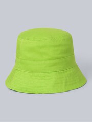 Animal Bright Green Kids Reversible Bucket Hat - Image 2 of 9