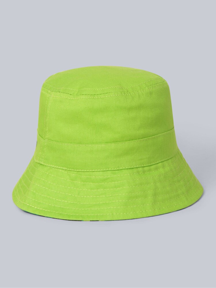 Animal Bright Green Kids Reversible Bucket Hat - Image 2 of 9 Animal Bright Green Kids Reversible Bucket Hat - Image 2 of 9