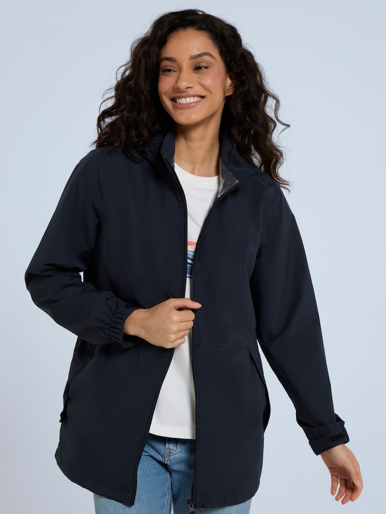 Animal Blue Pace Womens Packable Waterproof Jacket - Image 2 of 11