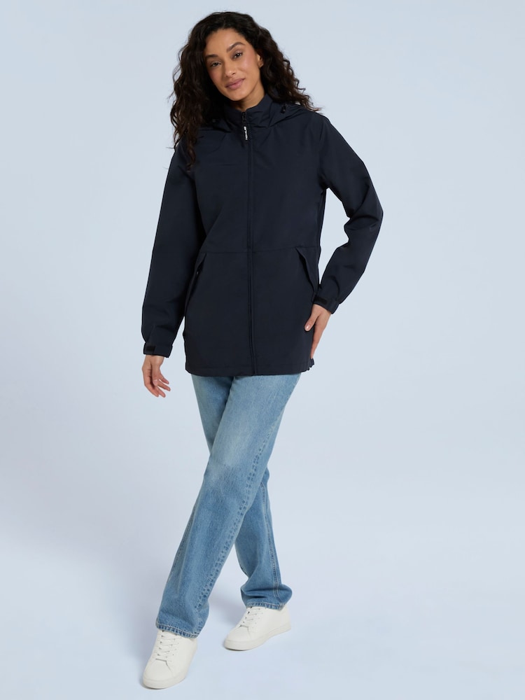 Animal Blue Pace Womens Packable Waterproof Jacket - Image 4 of 11