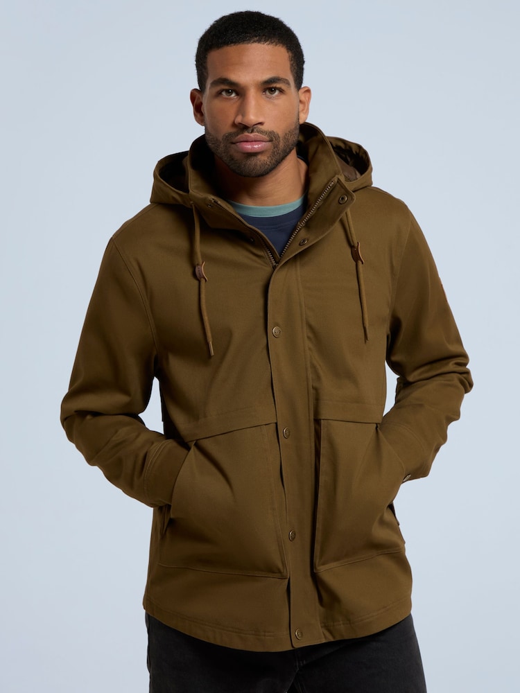 Animal Brown Mens Padstow Cotton Jacket - Image 1 of 9