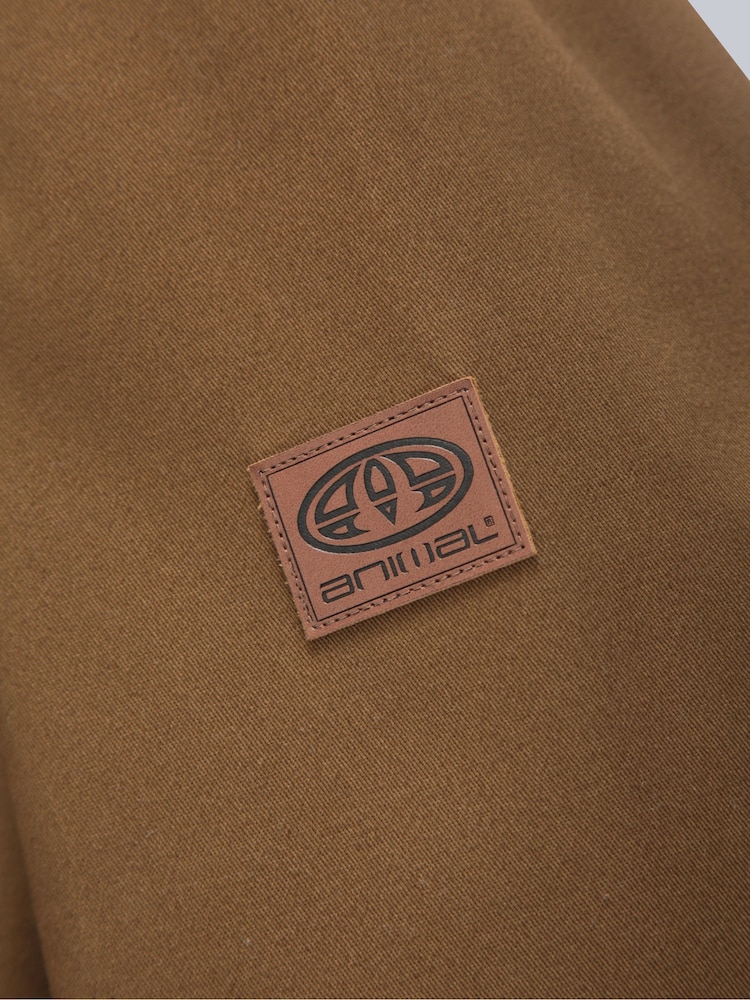Animal Brown Mens Padstow Cotton Jacket - Image 9 of 9