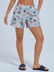Animal Pale Blue Reeva Printed Board Swim Shorts - Image 2 of 8