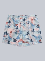 Animal Pale Blue Reeva Printed Board Swim Shorts - Image 5 of 8